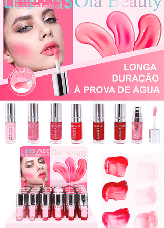 brilho labial